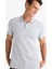 Slim Fit Dar Kesim Polo Yaka Kısa Kollu Pamuklu Modal Karışımlı Basic Düz Tişört M6609AZ25SP 1