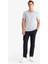 Slim Fit Dar Kesim Polo Yaka Kısa Kollu Pamuklu Modal Karışımlı Basic Düz Tişört M6609AZ25SP 2
