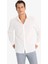 %100 Pamuk Regular Fit İnce Kumaş Polo Yaka Uzun Kollu Gömlek D7394AX25SP 1