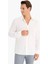 %100 Pamuk Regular Fit İnce Kumaş Polo Yaka Uzun Kollu Gömlek D7394AX25SP 3