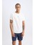 Fit Hızlı Kuruyan Slim Fit Dar Kesim Bisiklet Yaka Baskılı Sporcu Kısa Kollu Tişört V2887AZ25SP 5