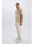 fit Slim Fit Dar Kesim Çift Cepli Fermuarlı Paça Dokuma JOGGER B2780AX25SP 2