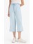 Pull On Culotte Yüksek Esnek Belli Tensel Yıkamalı Pantolon D8240AX25SM 1