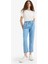 Pull On Carrot Fit Yüksek Bel Bilek Boy Tensel Yıkamalı Pantolon D8237AX25SM 4