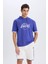 Fit NBA Los Angeles Lakers Standart Fit Kısa Paça Şort W9811AZ25SP 5