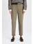 Carrot Fit Kemerli Gabardin Pantolon Cepli Yüksek Bel Düz Paça D7413AX24AU 1