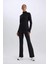Fit Flare Fit İspanyol Paça Standart Boy Pantolon D7197AX25SP 2
