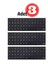 3 Adet Türkçe Q Klavye Etiketi Laptop Pc Sticker Pvckeyboard Sticker Silinmez Kolay Yapışır Pvc Dil Klavye Etiket Dizüstü Masaüstü Pc Için 1