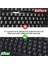 3 Adet Türkçe Q Klavye Etiketi Laptop Pc Sticker Pvckeyboard Sticker Silinmez Kolay Yapışır Pvc Dil Klavye Etiket Dizüstü Masaüstü Pc Için 6