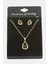 Oval Kartanesi Zirkon Taşlı Set Kolye 1