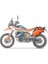 Su Geçirmez Motosiklet Çantası (M Beden) 9+9=18LITRE Hacim Turuncu Renk 4