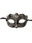 Maskeli Balo Antik Gri Gümüş Eskitilmiş Maske Balo Venedik (5047) 5