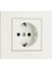 3 Adet Grano Beyaz Topraklı Priz Çerçeve Dahil 3'lü Paket / Setdir 1