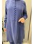 Yuvarlak Yak Brit Detaylı Tunik Mavi T25Y-6039 3
