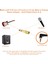 Gold 3.5mm To 6.3mm Çevirici 6.3 mm Erkek 3.5 mm Dişi Adaptör Stereo Kulaklık Mikrofon Amplifiers Guitar Piano Drums Speakers Dönüştürücü 4
