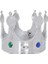 Plastik Kral Tacı Gümüş Renk Çocuk Boy 45 cm (5047) 1