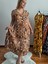 Sihirli Otantik Oversize Kadın Elbise Batik Desen 1