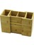 Aç-Kapa - 2+2 Bölmeli Tezgah Üstü Bambu - Ahşap Kaşıklık (4767) - MCT5042-5395 1