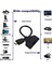1 In 2 Out HDMI Uyumlu Splitter Kablo 1080 P 2 Çift Bağlantı Noktalı HDMI Uyumlu Kablo Y Splitter Adaptörü Dizüstü Bilgisayar Monitörü Tv Kutusu HDMI Bölücü 4