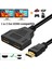 1 In 2 Out HDMI Uyumlu Splitter Kablo 1080 P 2 Çift Bağlantı Noktalı HDMI Uyumlu Kablo Y Splitter Adaptörü Dizüstü Bilgisayar Monitörü Tv Kutusu HDMI Bölücü 5