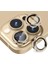 Ally iPhone 14 Pro-14 Pro Max 3D Metal Çerçeveli Kamera Lens KORUYUCU-(5775) - FKU6995-4820 1