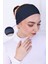 Kaymaz Bandana Lacivert Kaymayan Silikonlu Geçme Tesettür Bone - Sportif Saç Bandı 1
