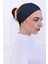 Kaymaz Bandana Lacivert Kaymayan Silikonlu Geçme Tesettür Bone - Sportif Saç Bandı 5