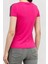 Bisiklet Yaka Kadın T-Shirt-Pembe 3
