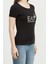 Bisiklet Yaka Kadın T-Shirt-Siyah 2