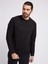 Önde Logolu Erkek Sweatshirt-Siyah 1