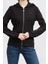 Kadın Fermuarlı Sweatshirt-Siyah 1