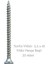 Sunta Vidası 3,5 x 45 mm 20 Adet Yhb Vida 1