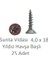 Sunta Vidası 4,0 x 18 mm 25 Adet Yhb Vida 1