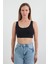 Basic Fitilli Modal Crop Büstiyer 6