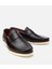 02AYH302970A480 ERKEK Deri Kahverengi Hafif Tabanlı Toka Detaylı Loafer 2