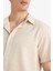 %100 Pamuk Regular Fit Polo Yaka Yazlık Kısa Kollu Gömlek D8613AX25SM 4