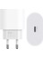 20 Watt Type-C Şarj Başlık Adaptörü + Kablo Seti (Apple 15 Pro-Promax Uyumlu) (5047) 2