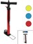 Saatli Iran El Pompası Metal Gövde Plastik Kol - Altlık 55 cm Top - Bisiklet - Motor (5047) 1