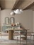 Echo Iskandinav Oval Natural Ahşap Bohem Masa 90X160 1