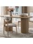 Echo Iskandinav Oval Natural Ahşap Bohem Masa 90X160 3