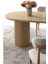Echo Iskandinav Oval Natural Ahşap Bohem Masa 90X160 6