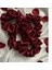 Kına Nişan Düğün - Lastikli Simit Bordo Saten 20 Li Scrunchie Toka Seti Nedime Hediyesi Kına 1