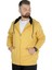 Mode Xl Erkek Sweatshirt Kapşonlu Zippered Basic 20543 Hardal 5