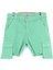 Erkek Çocuk Kargo Cepli Kemerli Mint Şort %100 Pamuk 5