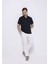 Regular Fit Polo Yaka Baskılı Erkek Lacivert Kısa Kol Tişört 3