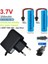 Oyuncak Araba Pili Şarj Cihazı + 2 Adet 1500 Mah 3.7V 18650 Li-Ion Pil 1