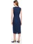 Lacivert Dellas Slim Fit Midi Boy Elbise 4