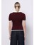Slim Fit Kadın Bordo Kazak 2