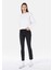 Slim Fit Kadın Siyah Jean Pantolon 3