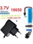 Oyuncak Araba Pili Şarj Cihazı + 3500 Mah 3.7V 18650 Li-Ion Pil 1